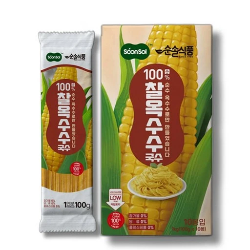[ㅋㅍ]순솔 무설탕 100% 찰옥수수국수( 8,720원, 24% 할인)