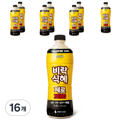 [ㅋㅍ]팔도 비락식혜 제로, 1.5L, 16개, 1.5L × 16개( 30,000원, 33% 할인)