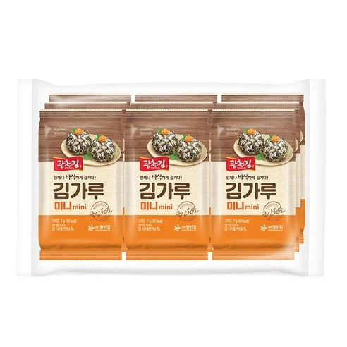 [ㅋㅍ]광천김 바삭바삭 미니 김가루 9p, 63g, 1개( 5,990원, 30% 할인)