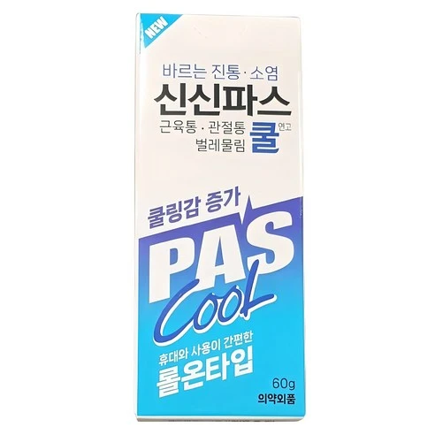 [ㅋㅍ]신신파스 쿨 연고 롤온타입, 1개입, 1개( 2,960원, 19% 할인)