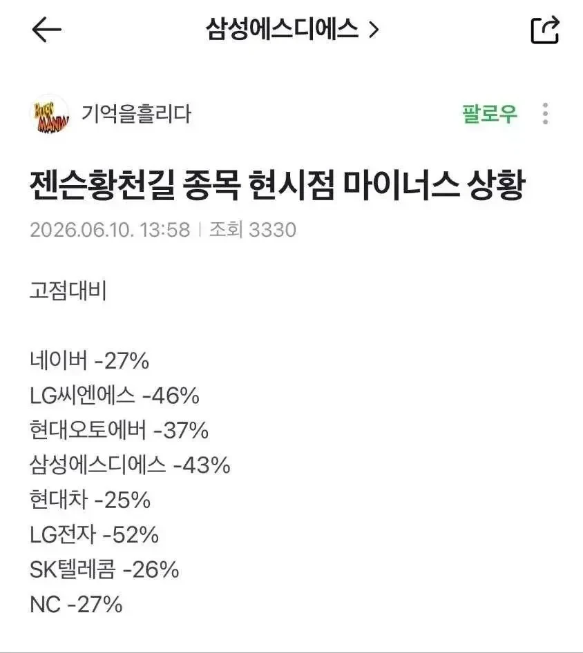 젠슨황 픽한 주식들 현재 상황.jpg