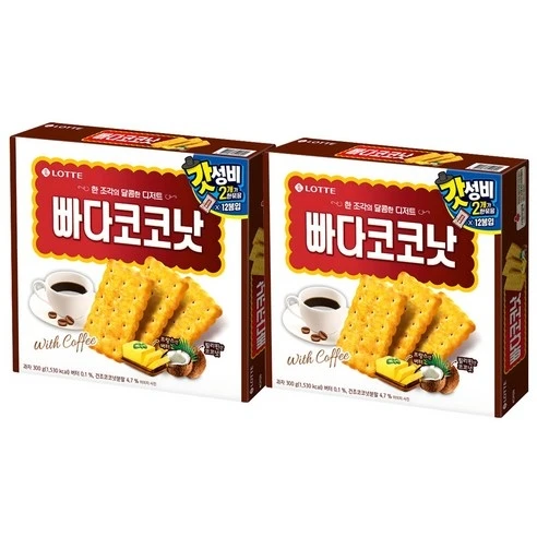 [ㅋㅍ]롯데제과 빠다코코낫 오리지날, 600g, 1개 ( 4,900원 )