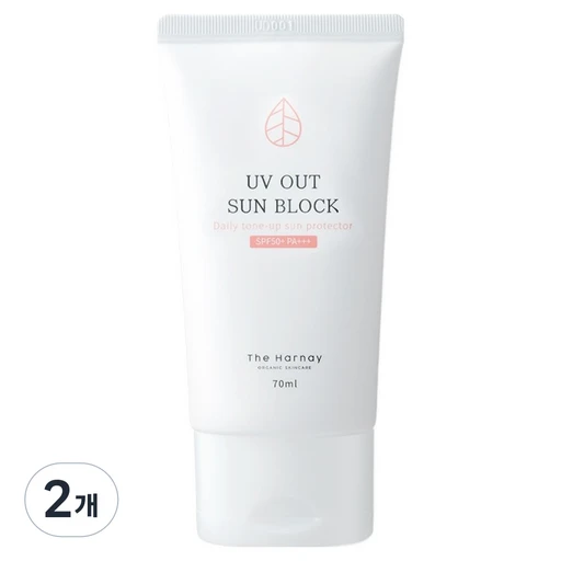 [ㅋㅍ]더하르나이 유브이아웃 선블록 SPF50+ PA+++, 70ml, 2개( 16,000원, 56% 할인)