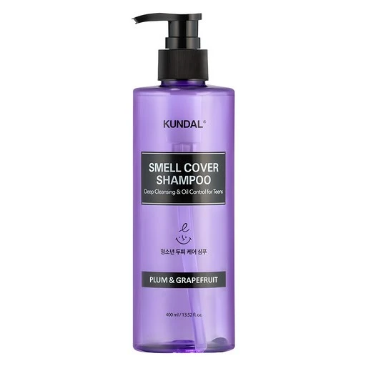 [ㅋㅍ]쿤달 올데이 스멜커버 청소년 샴푸 플럼앤그레이프프룻, 400ml, 1개( 8,550원, 31% 할인)