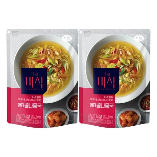 [ㅋㅍ]더미식 황태콩나물국, 350g, 2개( 4,850원, 25% 할인)