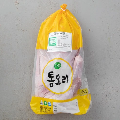 [ㅋㅍ]다향오리 통오리 백숙용 (냉장), 1.6kg, 1개( 14,650원, 12% 할인)