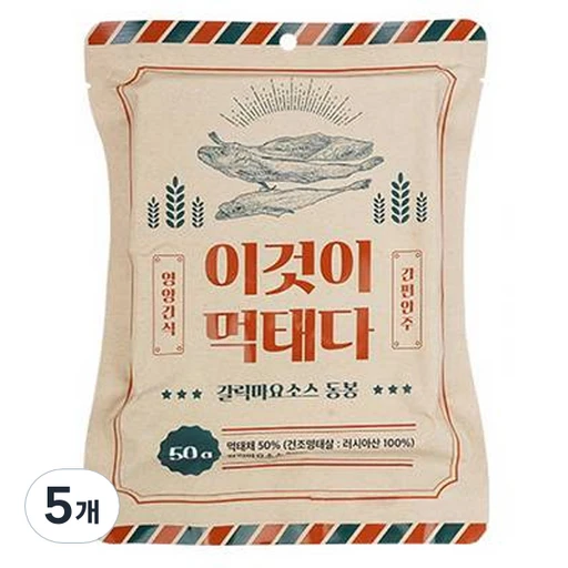 [ㅋㅍ]홍익상회 이것이 먹태다, 50g, 5개( 20,250원, 31% 할인)