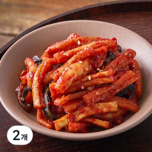 [ㅋㅍ]반찬단지 무말랭이 무침, 1kg, 2개, 1kg × 2개( 8,650원, 15% 할인)