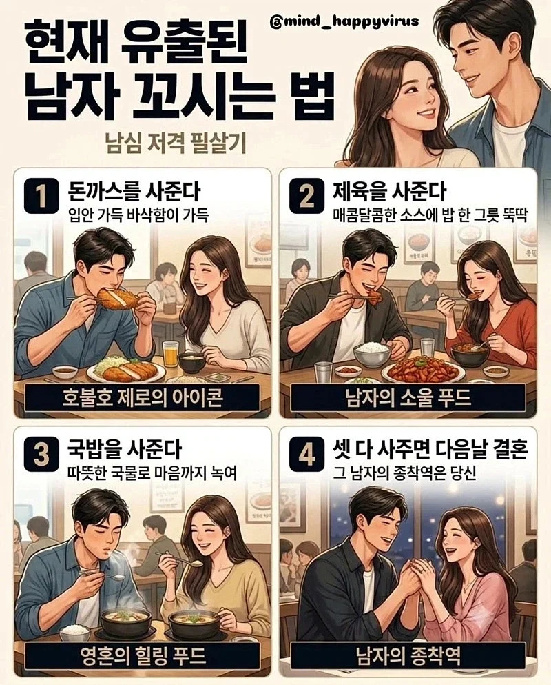 남자 꼬시는 법 유출 됐다는 연애 시장