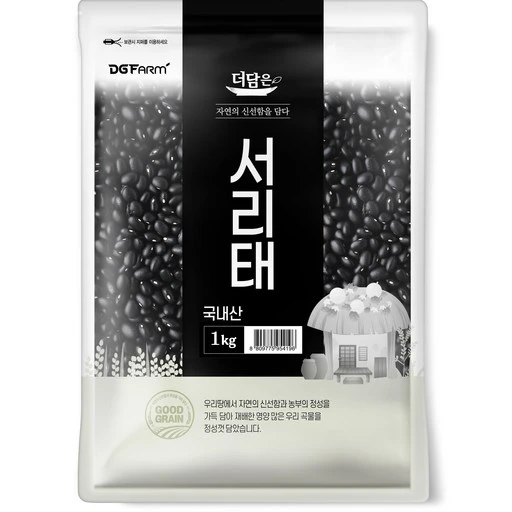 [ㅋㅍ]더담은 서리태, 1kg, 1개( 10,800원, 24% 할인)