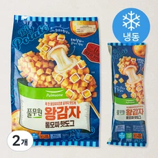 [ㅋㅍ]풀무원 왕감자 통모짜 핫도그 (냉동), 4개입, 2개( 9,980원, 36% 할인)