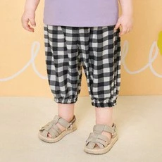 [ㅋㅍ]몰리멜리 아동용 냉감 통기성 굿 쇼미 체크 7부 시원 팬츠( 8,520원, 31% 할인)