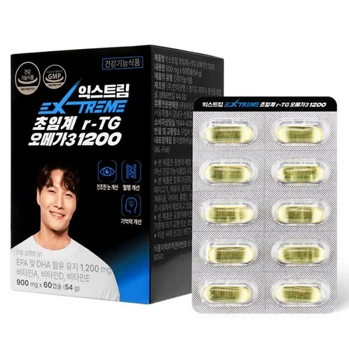 [ㅋㅍ]익스트림 초임계 알티지 오메가3 1200, 54g, 1개( 19,430원, 18% 할인)