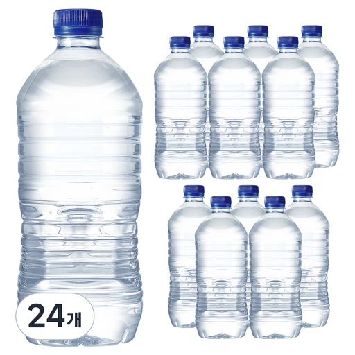 [ㅋㅍ]먹는샘물산수 에브리데이 산수 무라벨, 1L, 24개( 6,530원, 30% 할인)