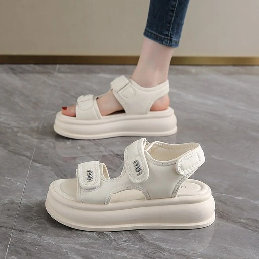 [ㅋㅍ]Modern Fashion 여성 캐주얼 발편한 키높이 벨크로 샌들 X80( 8,320원, 44% 할인)