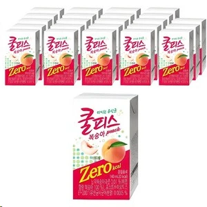 [ㅋㅍ]동원 쿨피스 복숭아 제로, 140ml, 24개 ( 7,760원 )