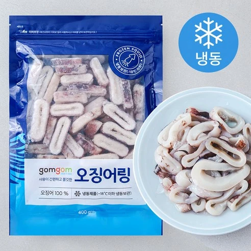 [ㅋㅍ]곰곰 오징어링(냉동), 400g, 1개, 400g × 1개( 5,250원, 15% 할인)