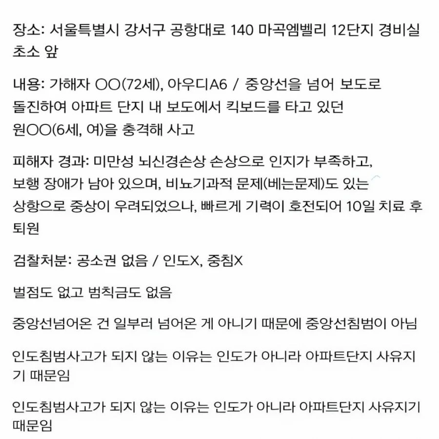 70대 운전자 아파트 단지 내 사고.mp4