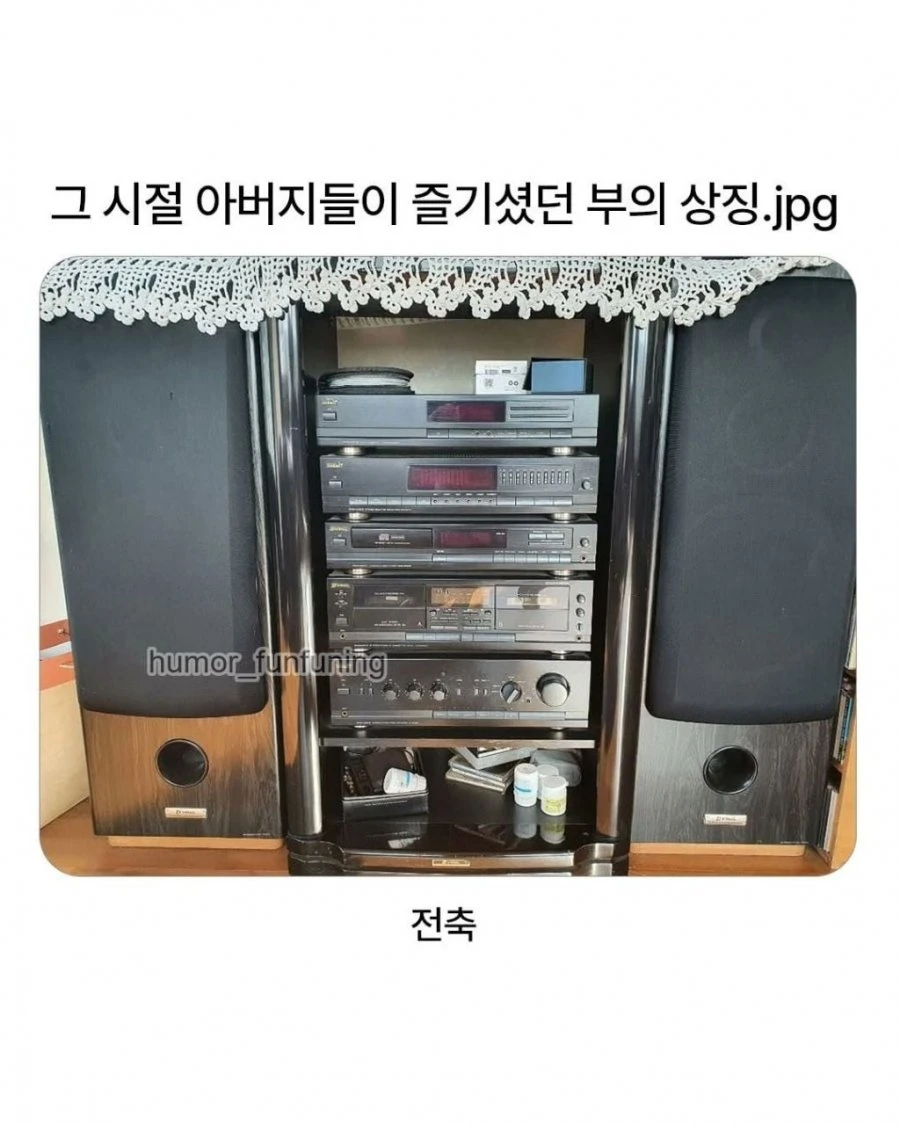그 시절 아버지들이 즐기셨던 부의 상징.jpg