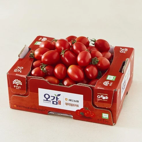 [ㅋㅍ]충남오감 세도농협 GAP 인증 대추방울토마토, 1kg, 1박스, 1kg × 1박스( 6,470원, 21% 할인)