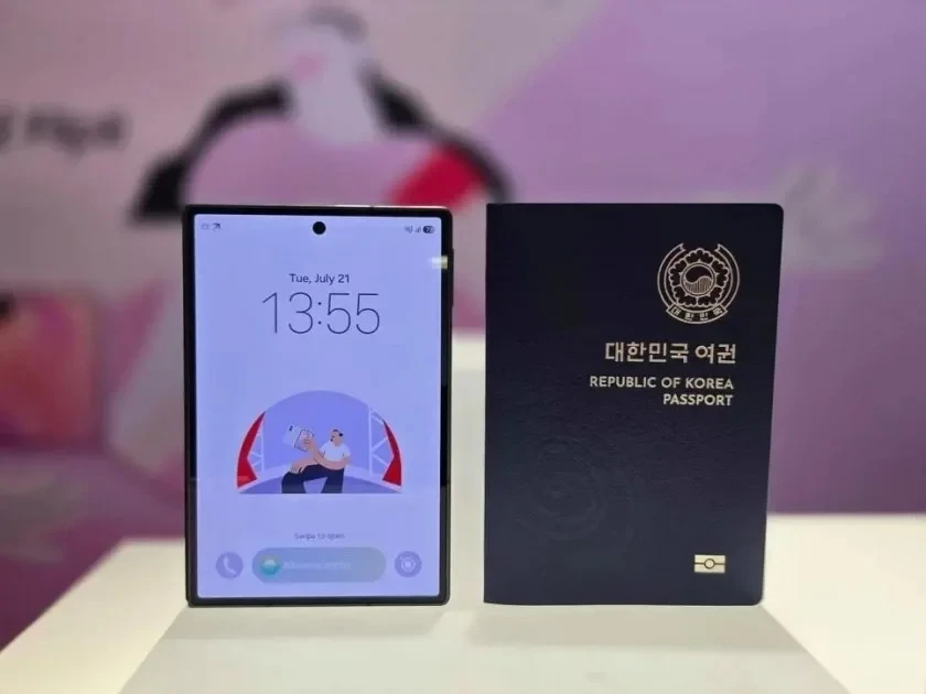 갤럭시 Z 폴드8 실물 ㄷ