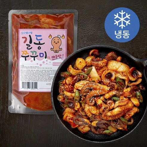 [ㅋㅍ]바담바담 길동 쭈꾸미볶음 매운맛 (냉동), 300g, 1개, 300g × 1개( 6,900원, 13% 할인)