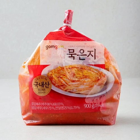 [ㅋㅍ]곰곰 묵은지, 900g, 1개, 900g × 1개( 6,290원, 14% 할인)