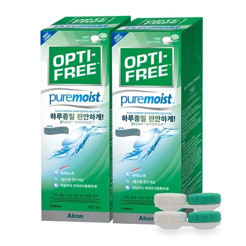 [ㅋㅍ]옵티프리 퓨어모이스트 렌즈세정액, 420ml, 2세트, 420ml × 2세트( 13,890원, 26% 할인)