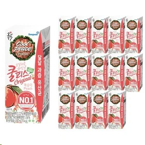[ㅋㅍ]소와나무 동원 쿨피스 복숭아, 190ml, 15개 ( 4,650원 )