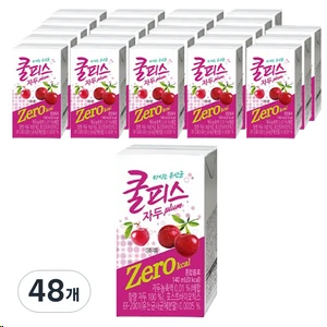 [ㅋㅍ]재입고  동원 쿨피스 제로 테트라 자두, 140ml, 48개 ( 10,500원 )