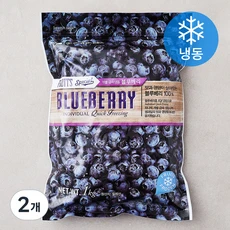 [ㅋㅍ]팜앤푸드 블루베리 (냉동), 1kg, 2개( 14,490원, 24% 할인)
