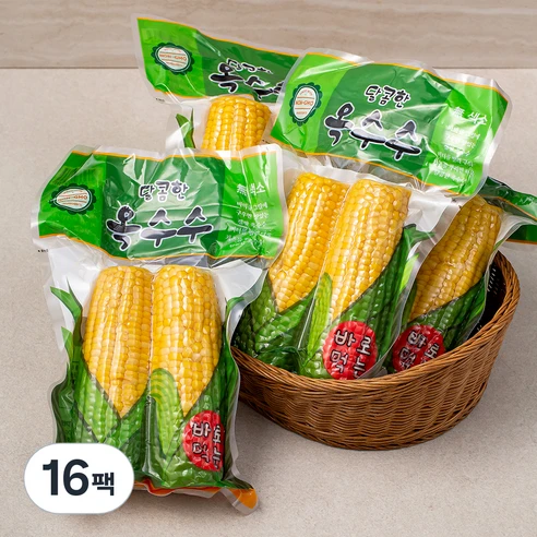 [ㅋㅍ]달콤한 옥수수, 500g, 16팩( 28,840원, 40% 할인)