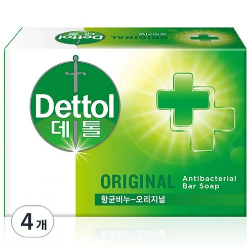 [ㅋㅍ]데톨 향균 비누 오리지널, 100g, 8개입( 8,260원, 30% 할인)