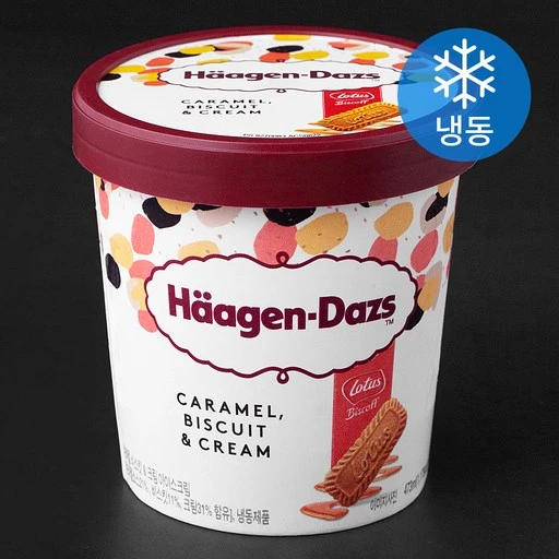 [ㅋㅍ]하겐다즈 카라멜 비스킷 & 크림 아이스크림 (냉동)( 11,900원, 21% 할인)