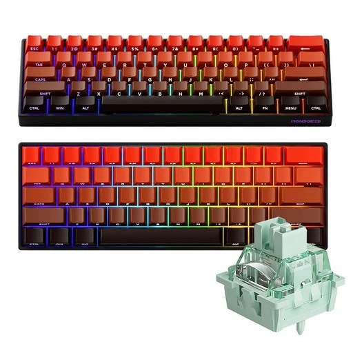 [ㅋㅍ]MONSGEEK FUN60 PRO 8K 래피드트리거 마그네틱 유선 기계식 키보드 자석축( 37,000원, 23% 할인)