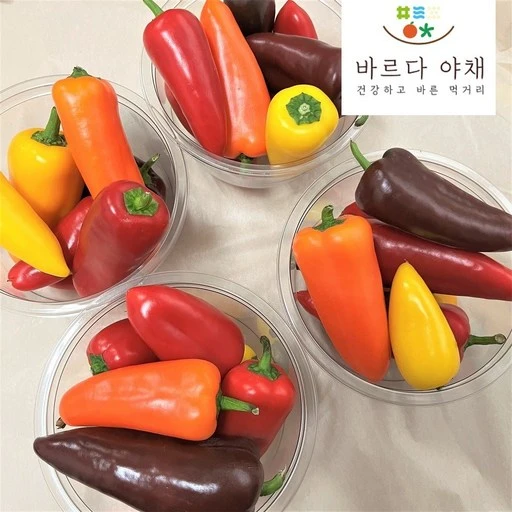 [ㅋㅍ]바르다야채 국내산 미니파프리카 250g 500g 1kg 2kg, 250g, 2개( 9,900원, 19% 할인)