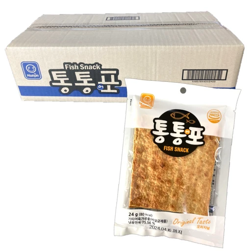 [ㅋㅍ]통통어포 오리지널 24g 30개(한박스) 통통포, 24g, 30개( 20,100원, 19% 할인)