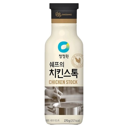 [ㅋㅍ]청정원 쉐프의치킨스톡 튜브, 270g, 1개( 2,990원, 44% 할인)