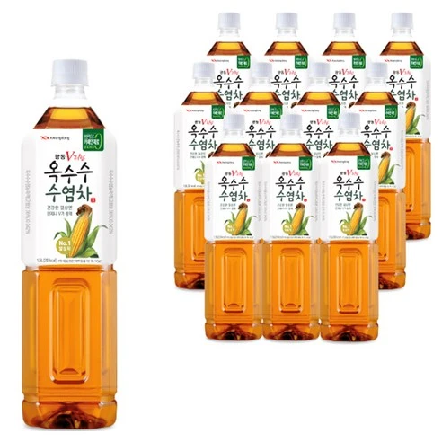 [ㅋㅍ]광동옥수수수염차, 1.5L, 12개, 1.5L × 12개( 13,670원, 17% 할인)