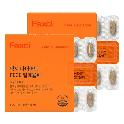 [ㅋㅍ]팍시 다이어트 FCCE 발효율피, 60정, 2개( 52,990원, 30% 할인)