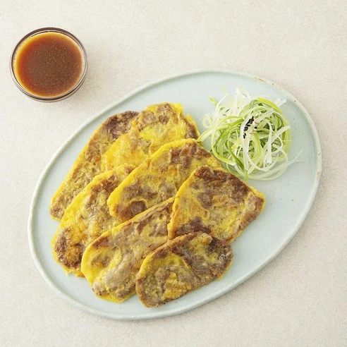 [ㅋㅍ]집반찬연구소 소고기 육전과 새콤파채, 240g, 1개, 240g × 1개( 10,350원, 23% 할인)