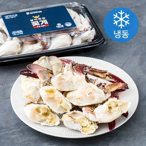 [ㅋㅍ]바다미식회 살이꽉찬 국내산 손질꽃게 2절 (냉동), 500g, 1개, 500g × 1개( 9,780원, 23% 할인)