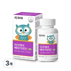 [ㅋㅍ]락피도 아이케어 베타카로틴, 90정, 3개( 30,530원, 30% 할인)