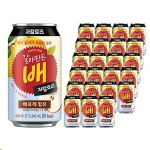 [ㅋㅍ]갈아만든배 저칼로리, 340ml, 24개 ( 10,300원 )