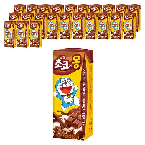 [ㅋㅍ]초코에몽, 190ml, 24개, 190ml × 24개( 17,580원, 18% 할인)