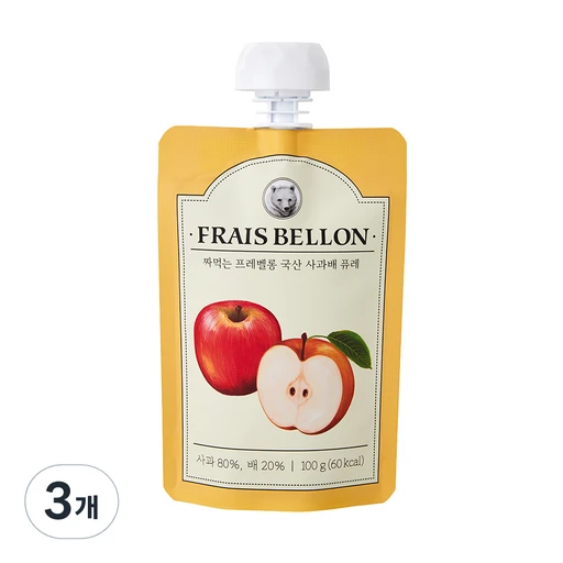 [ㅋㅍ]프레벨롱 짜먹는 국산 과일퓨레( 7,720원, 33% 할인)