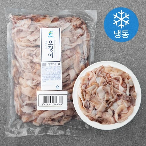 [ㅋㅍ]은하수산 원양산 오징어 슬라이스 (냉동), 1kg, 1개( 19,900원, 23% 할인)