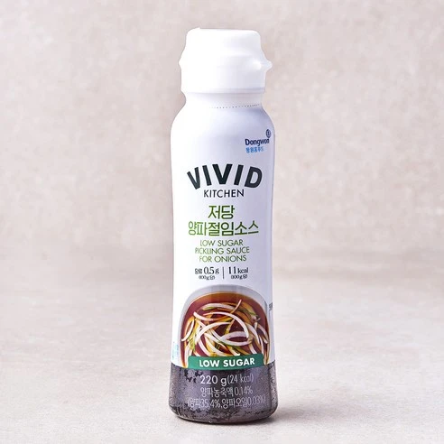 [ㅋㅍ]비비드키친 저당 양파절임소스, 220g, 1개, 220g × 1개( 2,060원, 11% 할인)
