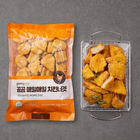 [ㅋㅍ]곰곰 매일매일 치킨너겟, 1kg, 1개( 6,900원, 18% 할인)