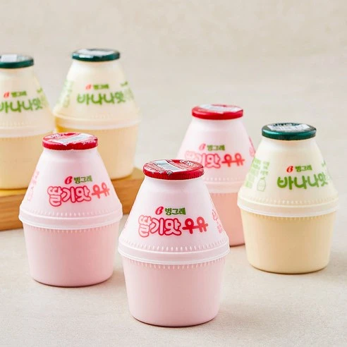 [ㅋㅍ]바나나맛우유 240ml x 3개입 + 딸기맛우유 240ml x 3개입 세트, 1.44L, 1세트, 1.44L × 1세트( 6,480원, 17% 할인)